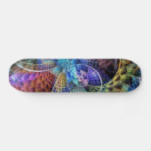 Skateboard Apophyse Abstraite Fractale X (Horz)