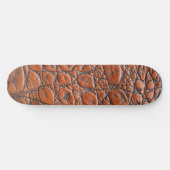 Skateboard apparence fausse en cuir de crocodile (Horz)