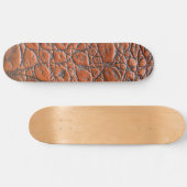 Skateboard apparence fausse en cuir de crocodile (Horz)