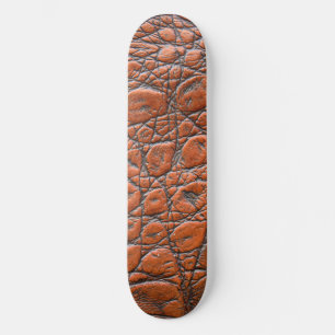 Skateboard apparence fausse en cuir de crocodile