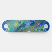 Skateboard Appel de Sea Marine Life Blue Ocean Starfish (Horz)