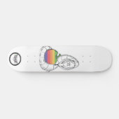 Skateboard Apple design with snake (Horz)