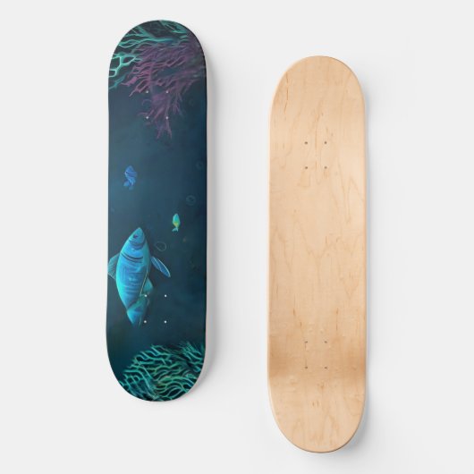 Skateboard Aqua (Recto)