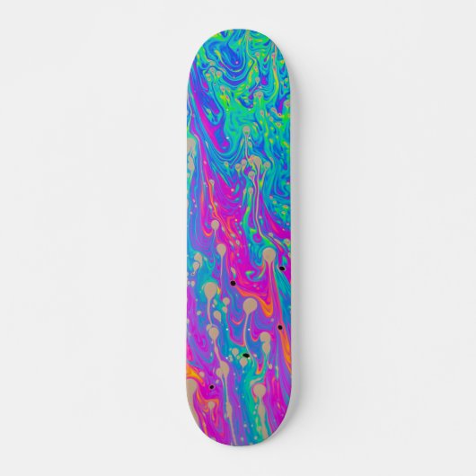 Skateboard Aquarelle (Devant)