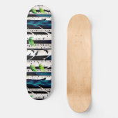 Skateboard Aquarelle Aspen Trees (Recto)