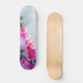 Skateboard Aquarelle Cherry Blossom (Recto)