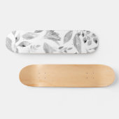 Skateboard Aquarelle chute feuilles 8 (Horz)
