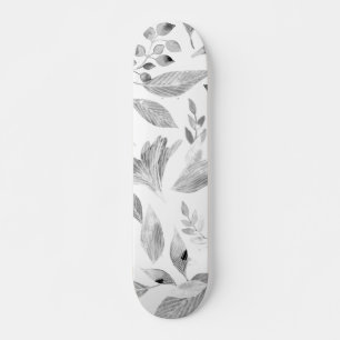 Skateboard Aquarelle chute feuilles 8