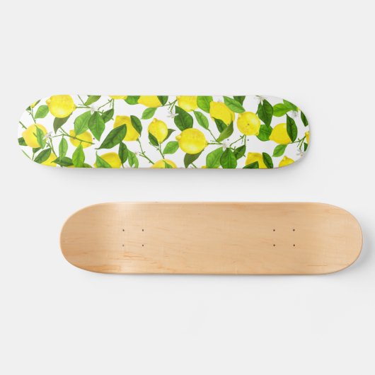 Skateboard Aquarelle Citron (Horz)