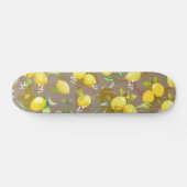 Skateboard Aquarelle citron (Horz)