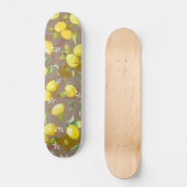 Skateboard Aquarelle citron (Recto)
