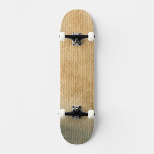 Skateboard aquarelle gris-bleue 7 d'arrière - plan (Recto)