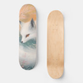 Skateboard Aquarelle Mystic Bloom Spring Fox (Recto)
