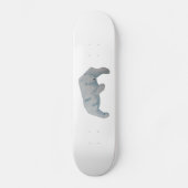 Skateboard Aquarelle Ours polaire marin (Recto)