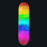 Skateboard Aquarelle Rainbow<br><div class="desc">Arc-en-ciel AquarelleQue vous fassiez des moules sur la demi-pipe ou des kickflips dans la rue,  cette planche en forme de compétition a une pop suprême! Nos tabliers sont faits de l'érable dur de la meilleure qualité et de notre procédé unique d'impression. vous obtenez le meilleur skateboard du monde.</div>
