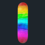 Skateboard Aquarelle Rainbow<br><div class="desc">Arc-en-ciel AquarelleQue vous fassiez des moules sur la demi-pipe ou des kickflips dans la rue,  cette planche en forme de compétition a une pop suprême! Nos tabliers sont faits de l'érable dur de la meilleure qualité et de notre procédé unique d'impression. vous obtenez le meilleur skateboard du monde.</div>