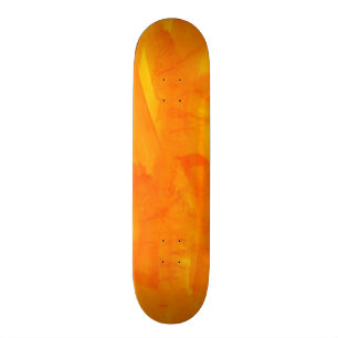Skateboard Aquarelle sans couture d'abrégé sur jaune