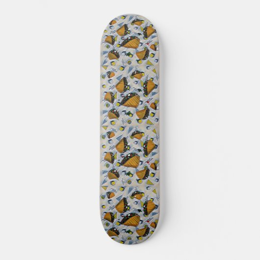Skateboard Aquarelle Taco (Recto)
