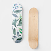 Skateboard Aquarelle tombée feuille 11 (Recto)
