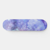 Skateboard Aquarelle violette étoile Sky Space Lover Galaxy (Horz)