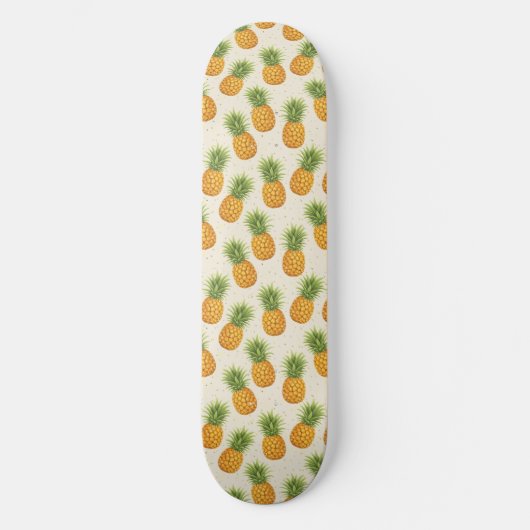 Skateboard Aquarelles Ananas (Recto)