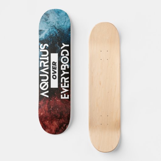 Skateboard Aquarius Zodiac moderne (Recto)