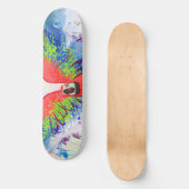 Skateboard Ara de perroquet d'Amazone (Recto)
