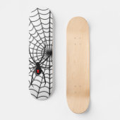 Skateboard araignée arrière de rouge sur le Web (Recto)