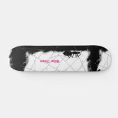 Skateboard Araignée avec logo. (Horz)