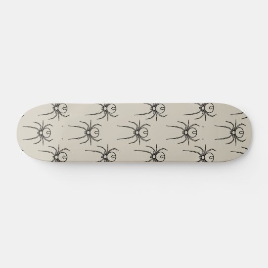 Skateboard Araignée - Bone White et Bat Black (Horz)