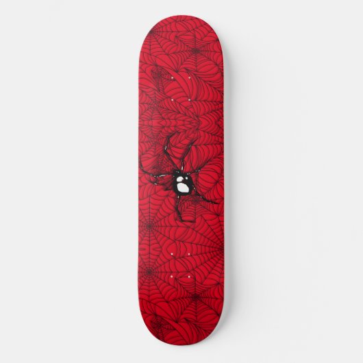 Skateboard Araignée noire (Recto)