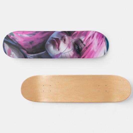 Skateboard Araignée rose (Horz)