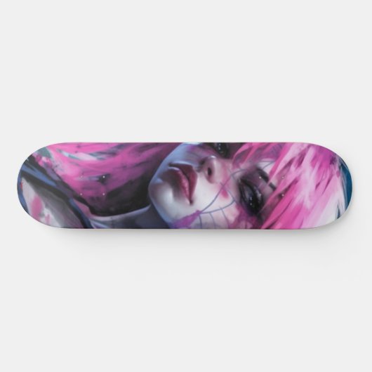 Skateboard Araignée rose (Horz)