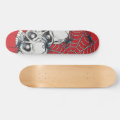 Skateboard Araignées et crânes (Horz)