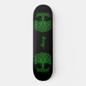 Skateboard Arbre Celtique Vert De Vie (Recto)