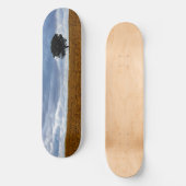 Skateboard Arbre dans un champ vide (Recto)