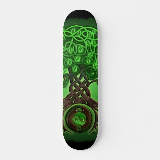 Skateboard Arbre de la vie celtique (Devant)