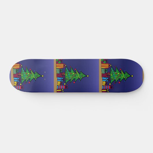 Skateboard Arbre de Noël (Horz)