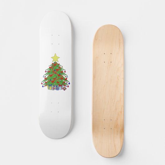 Skateboard Arbre de Noël (Recto)