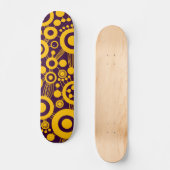 Skateboard Arbre de vie Abstrait (Recto)