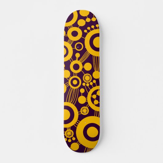 Skateboard Arbre de vie Abstrait (Devant)