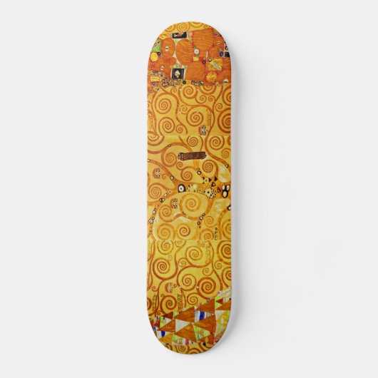 Skateboard Arbre de vie Gustav Klimt Nouveau (Recto)