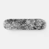 Skateboard Arbre De Vie - Spirales Feuille Grunge Style 1 (Horz)