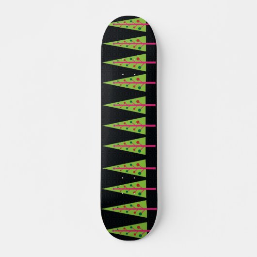 Skateboard Arbres de Noël (Devant)