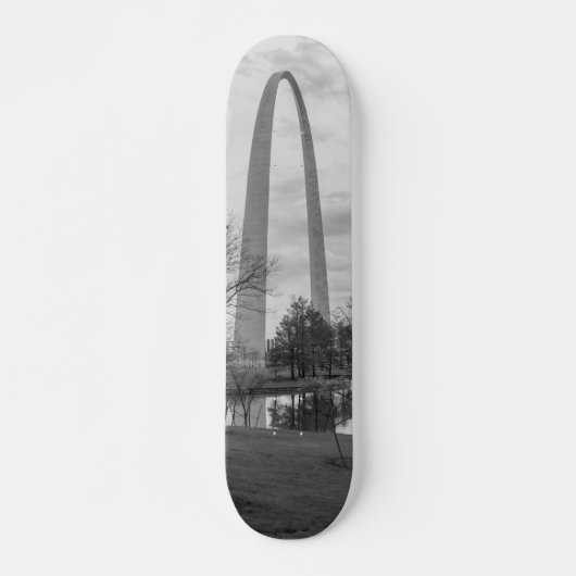 Skateboard Arc de Gateway en niveaux de gris (Devant)