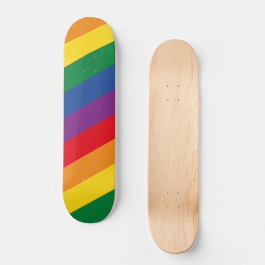 Skateboard Arc-en-ciel (Recto)