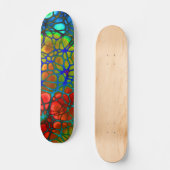 skateboard arc-en-ciel (Recto)