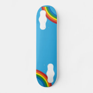 Skateboard Arc-en-ciel
