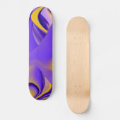 Skateboard Arc-en-ciel Abstrait (Recto)