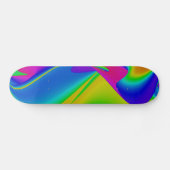 Skateboard Arc-en-ciel Abstrait (Horz)